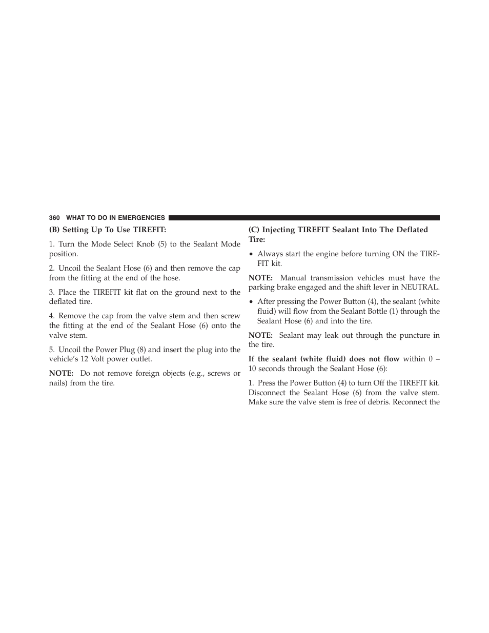 Dodge 2012 Challenger - Owner Manual User Manual | Page 362 / 494
