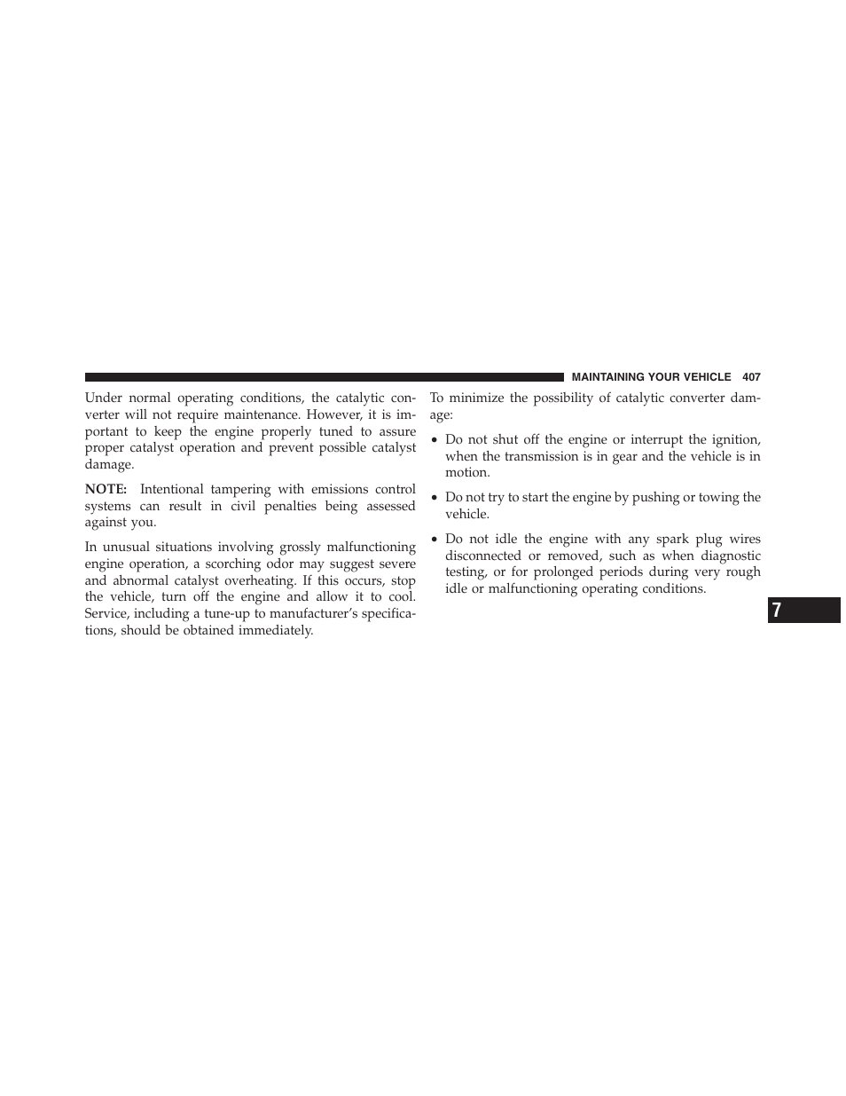Dodge 2012 Challenger - Owner Manual User Manual | Page 409 / 494