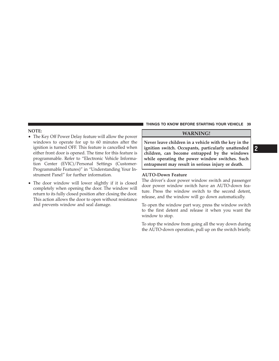 Dodge 2012 Challenger - Owner Manual User Manual | Page 41 / 494