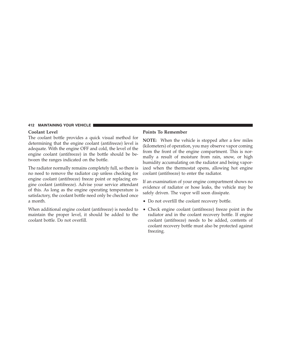 Dodge 2012 Challenger - Owner Manual User Manual | Page 414 / 494
