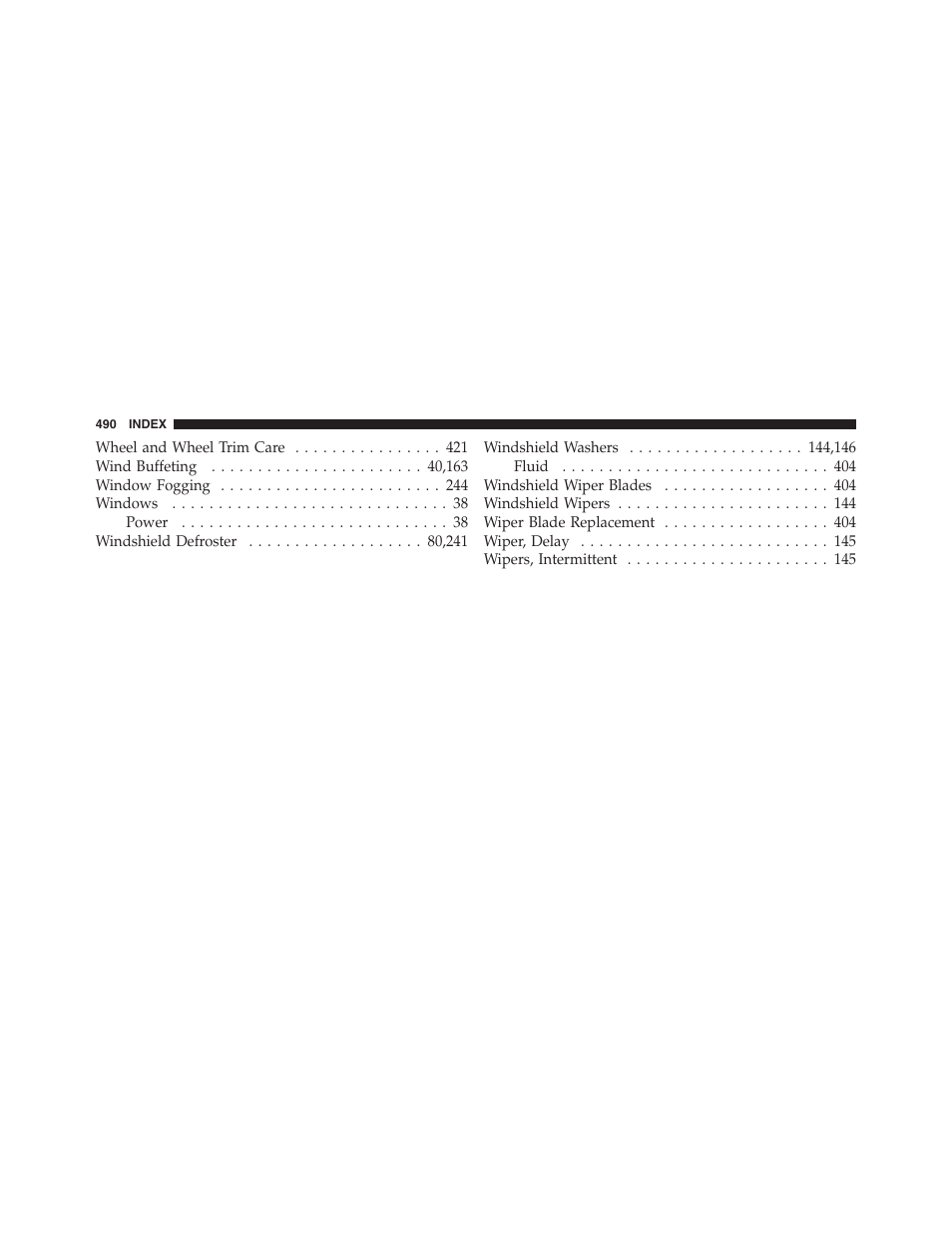 Dodge 2012 Challenger - Owner Manual User Manual | Page 492 / 494