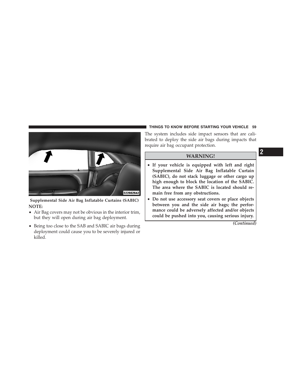 Dodge 2012 Challenger - Owner Manual User Manual | Page 61 / 494