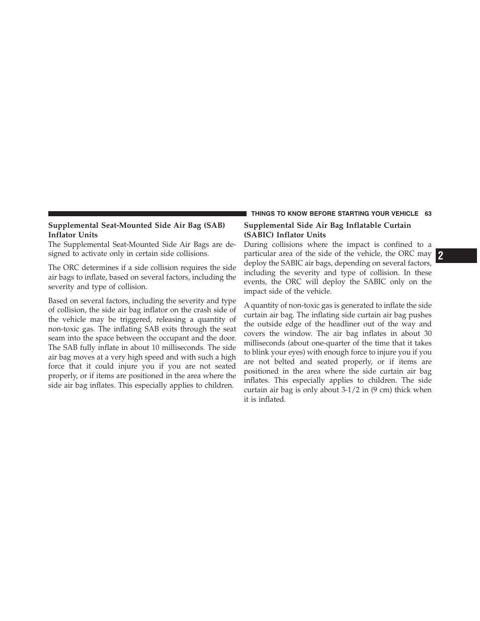 Dodge 2012 Challenger - Owner Manual User Manual | Page 65 / 494