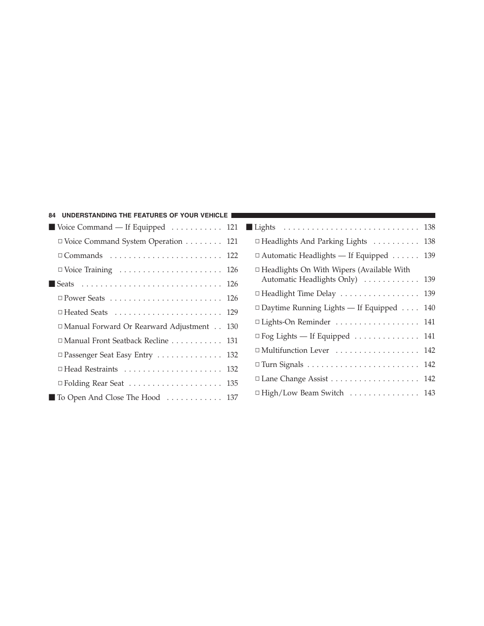 Dodge 2012 Challenger - Owner Manual User Manual | Page 86 / 494