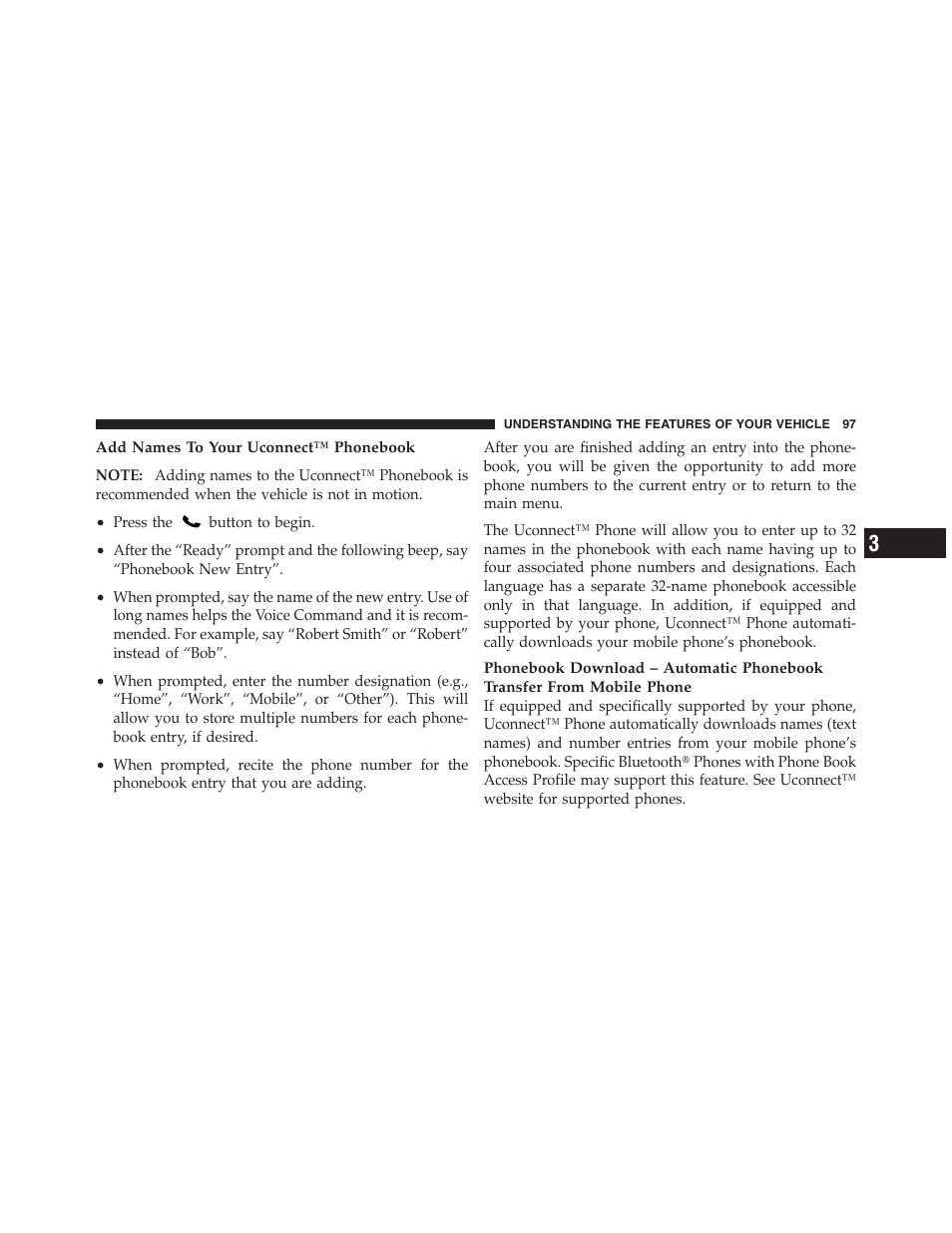 Dodge 2012 Challenger - Owner Manual User Manual | Page 99 / 494
