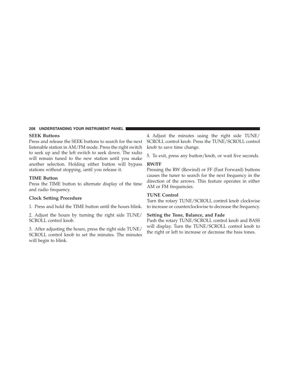 Dodge 2012 Challenger-SRT - Owner Manual User Manual | Page 210 / 471