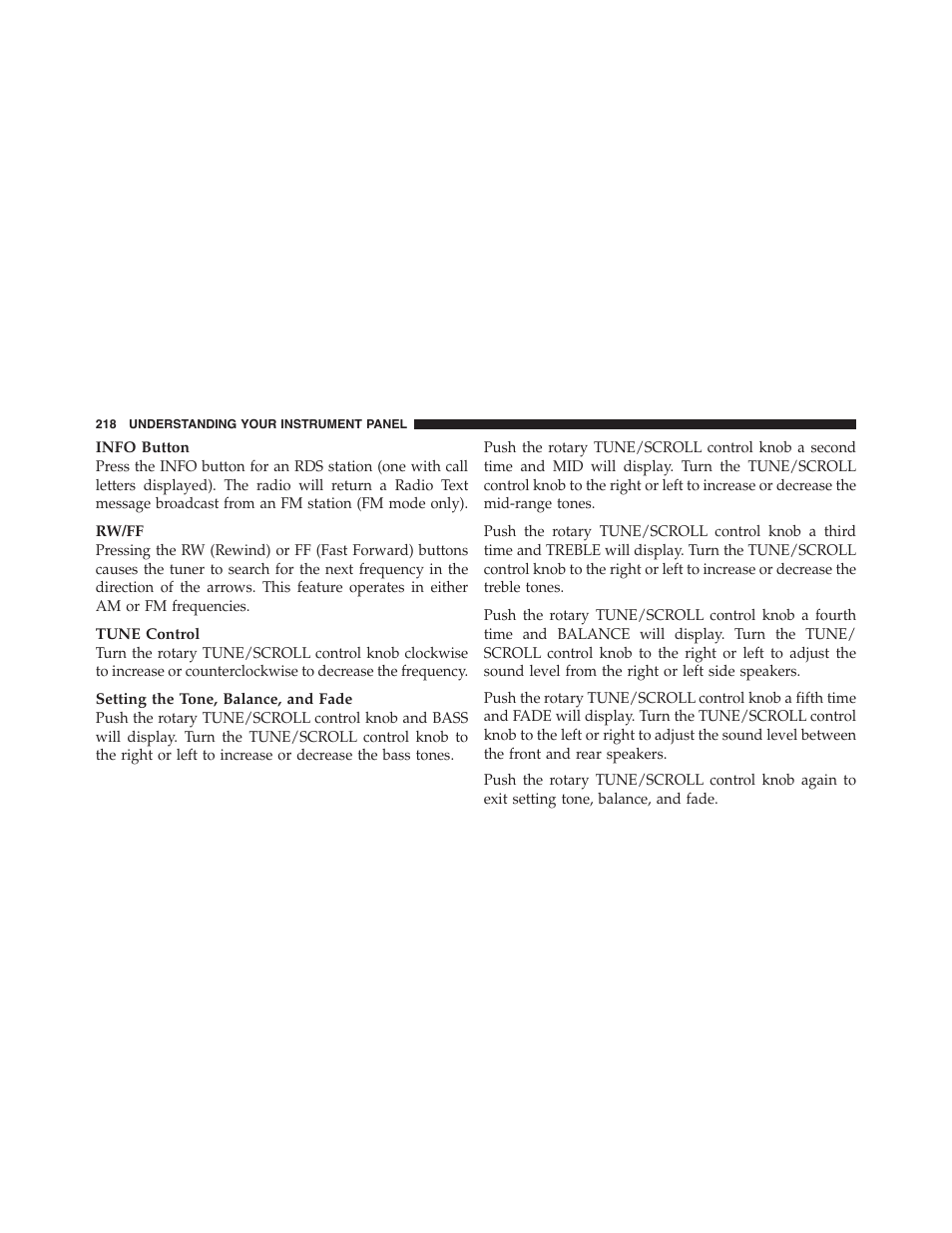 Dodge 2012 Challenger-SRT - Owner Manual User Manual | Page 220 / 471