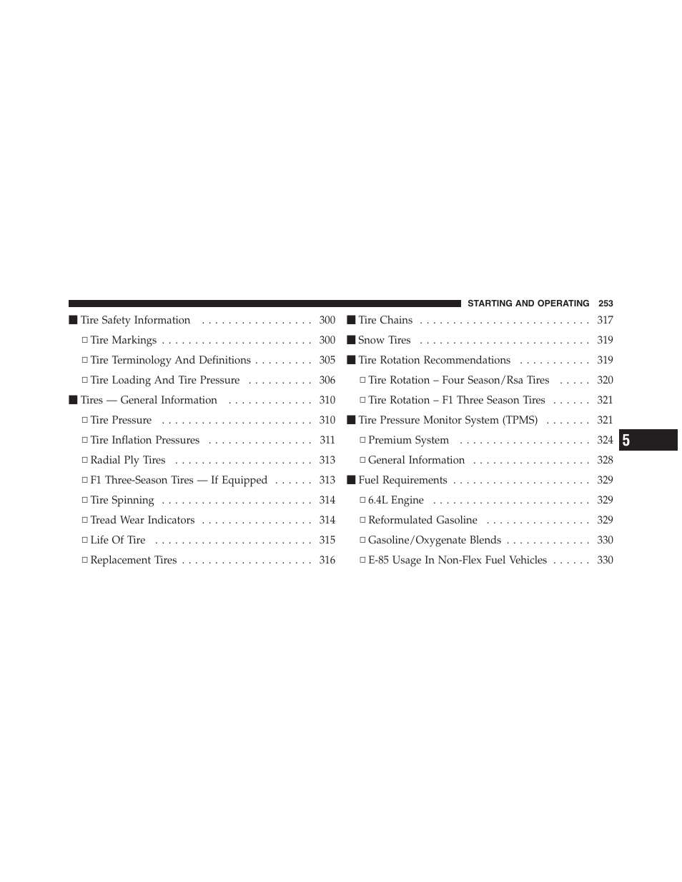 Dodge 2012 Challenger-SRT - Owner Manual User Manual | Page 255 / 471