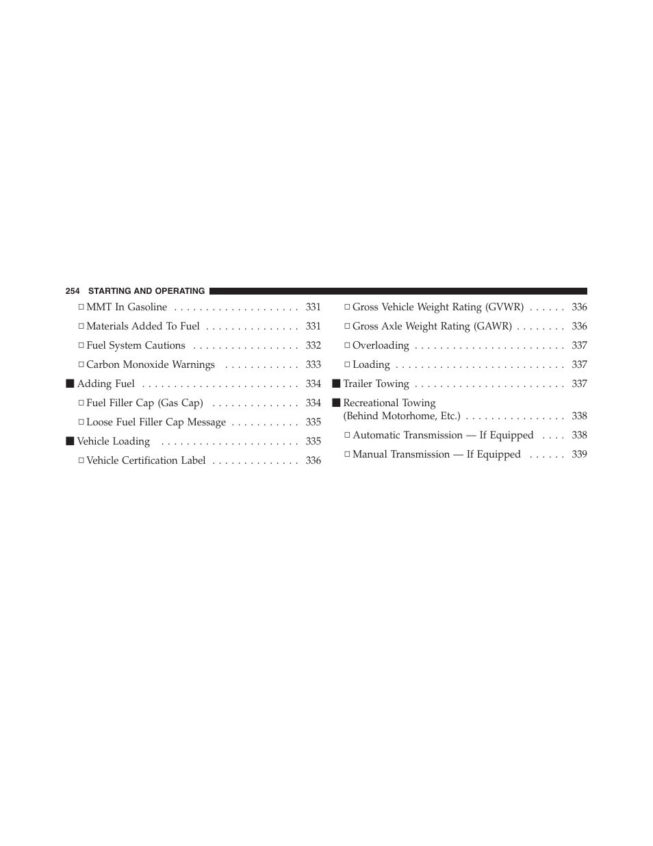 Dodge 2012 Challenger-SRT - Owner Manual User Manual | Page 256 / 471