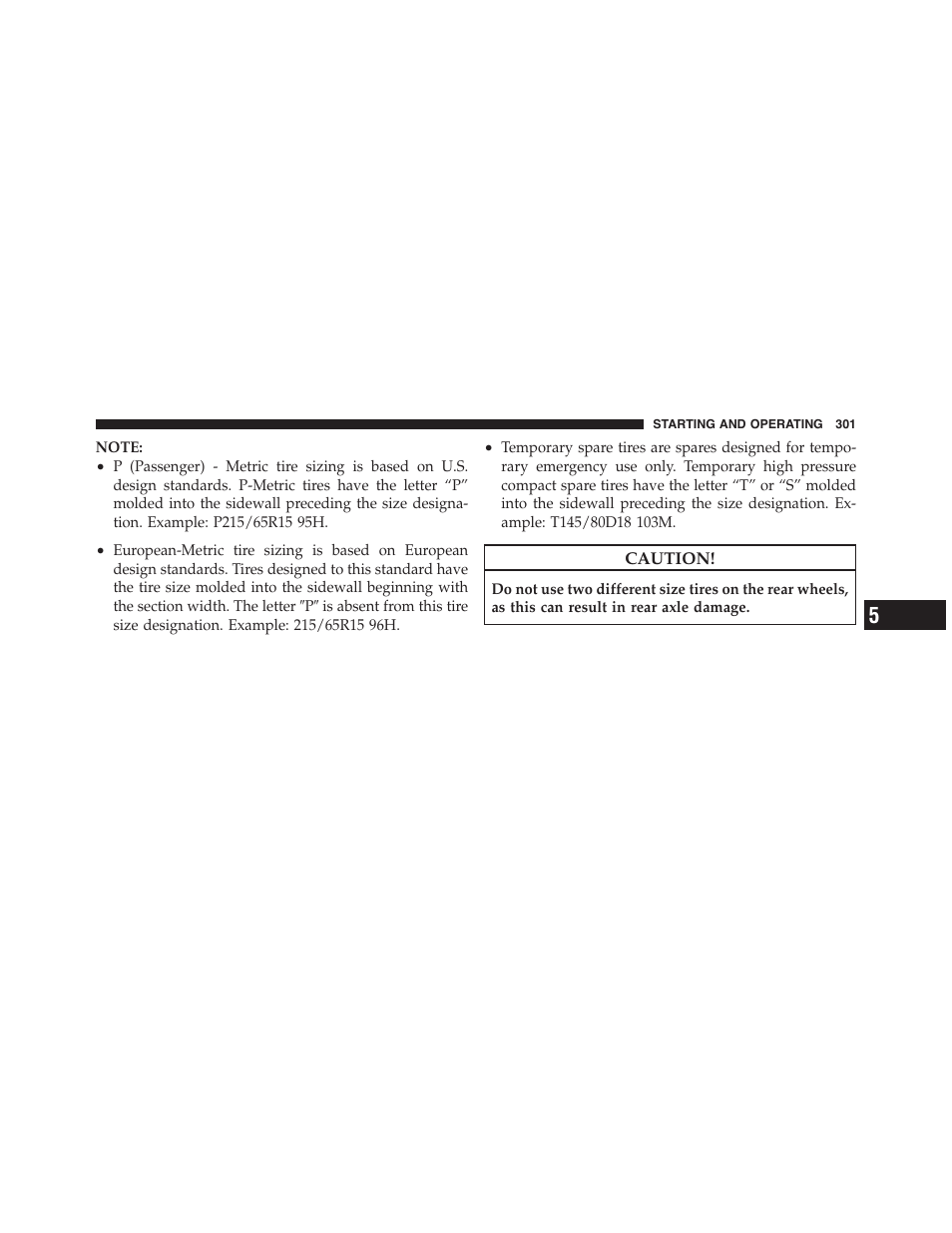 Dodge 2012 Challenger-SRT - Owner Manual User Manual | Page 303 / 471