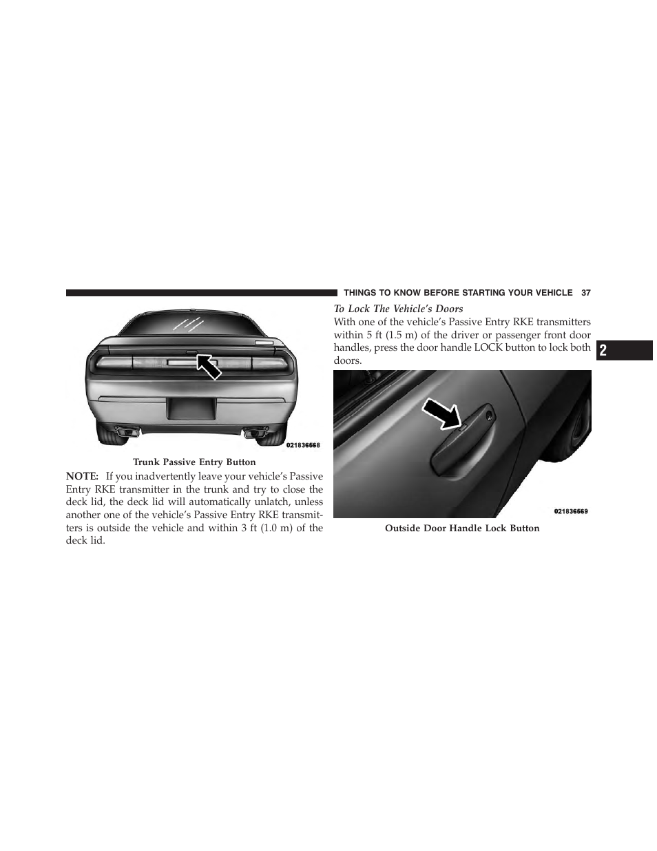 Dodge 2012 Challenger-SRT - Owner Manual User Manual | Page 39 / 471