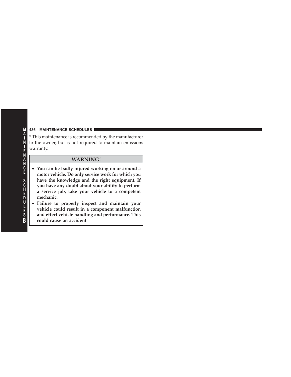 Dodge 2012 Challenger-SRT - Owner Manual User Manual | Page 438 / 471