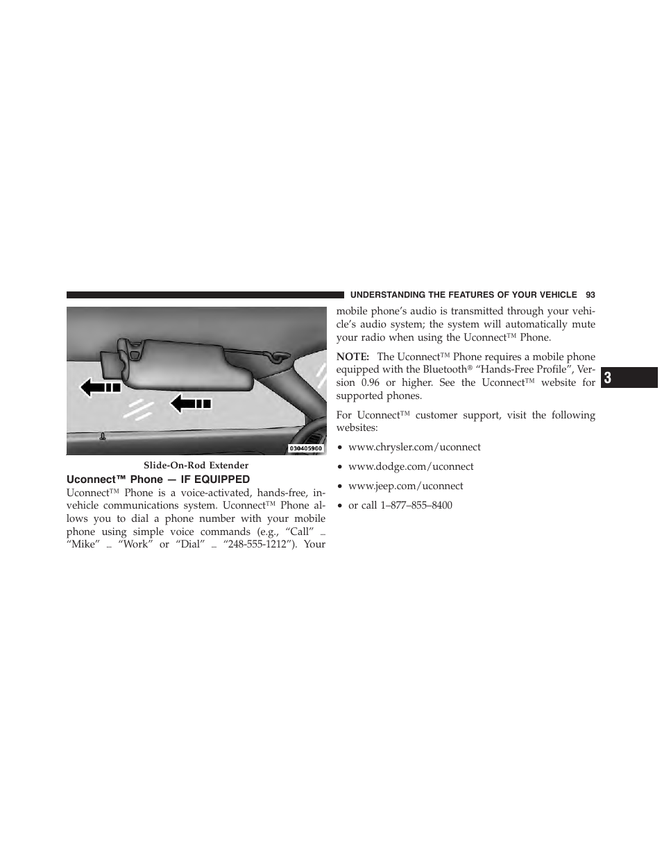 Uconnect™ phone — if equipped | Dodge 2012 Challenger-SRT - Owner Manual User Manual | Page 95 / 471