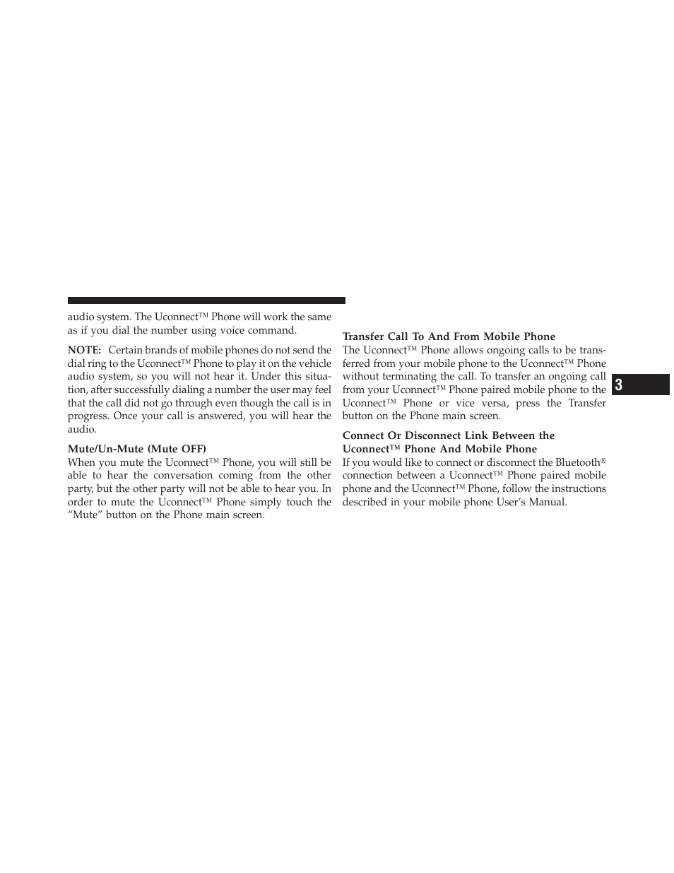 Advanced phone connectivity | Dodge 2012 Charger - Owner Manual User Manual | Page 127 / 594
