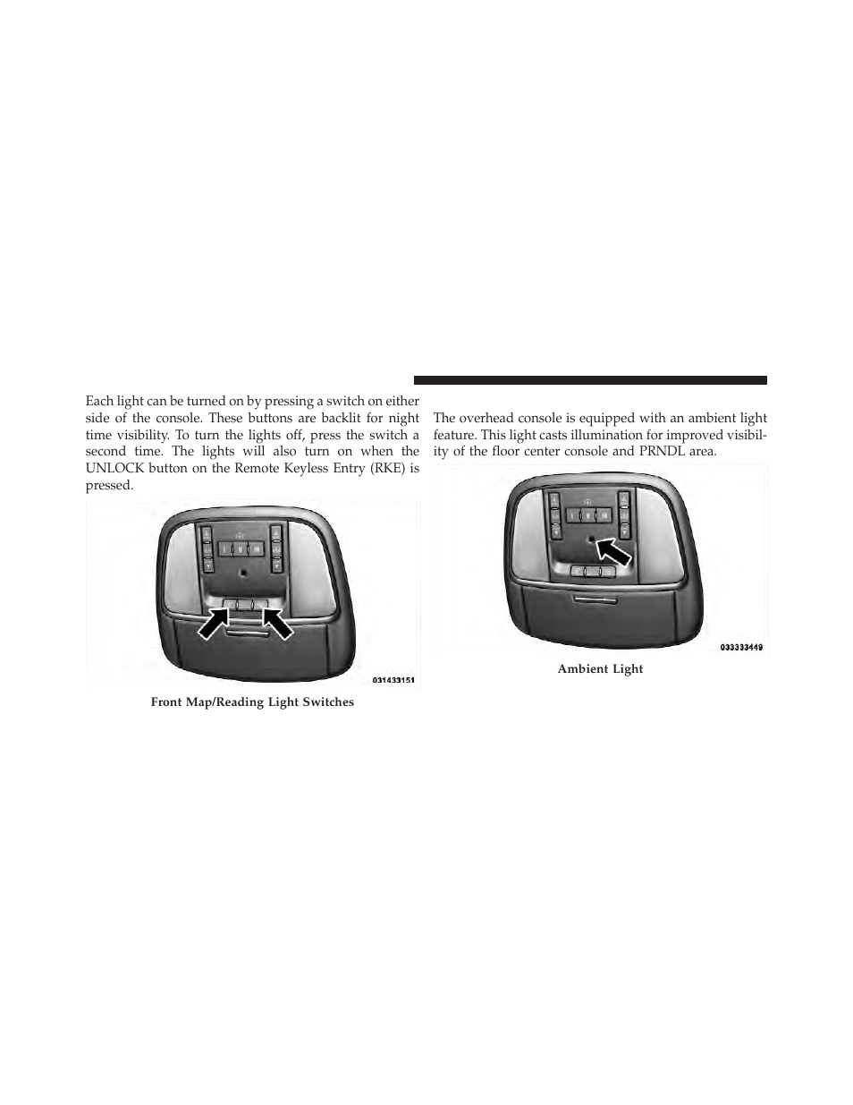 Ambient light | Dodge 2012 Charger - Owner Manual User Manual | Page 208 / 594