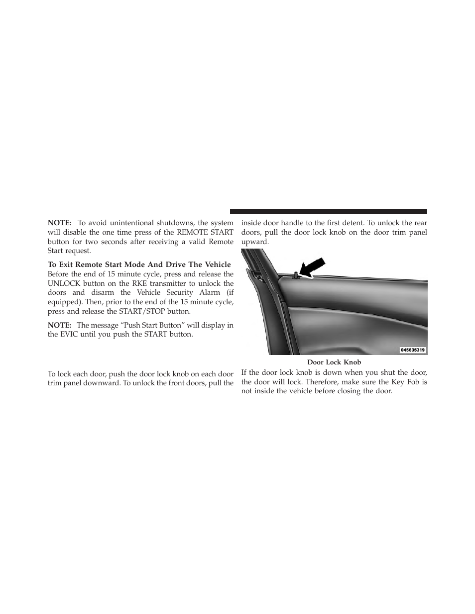 Door locks, Manual door locks | Dodge 2012 Charger - Owner Manual User Manual | Page 30 / 594