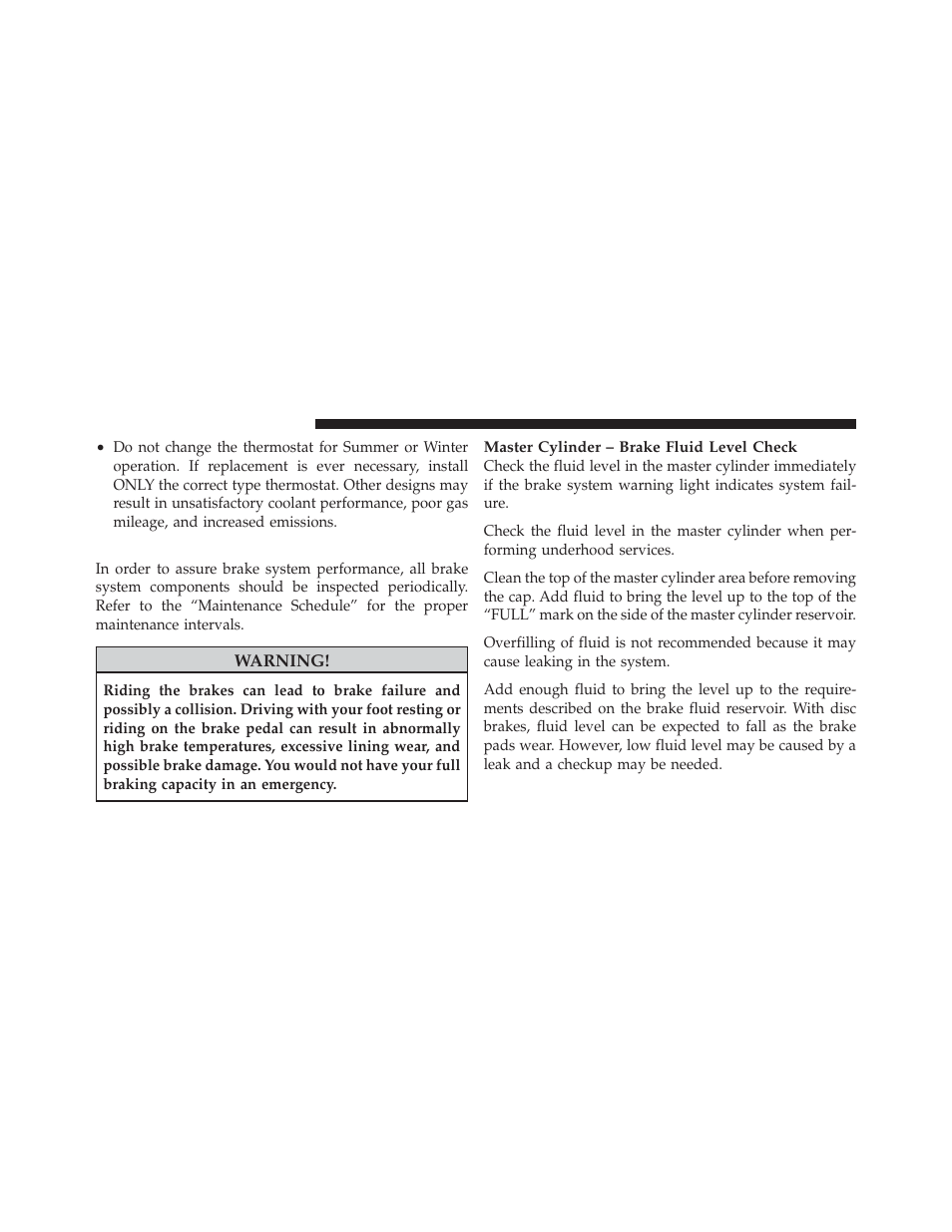 Brake system | Dodge 2012 Charger - Owner Manual User Manual | Page 516 / 594