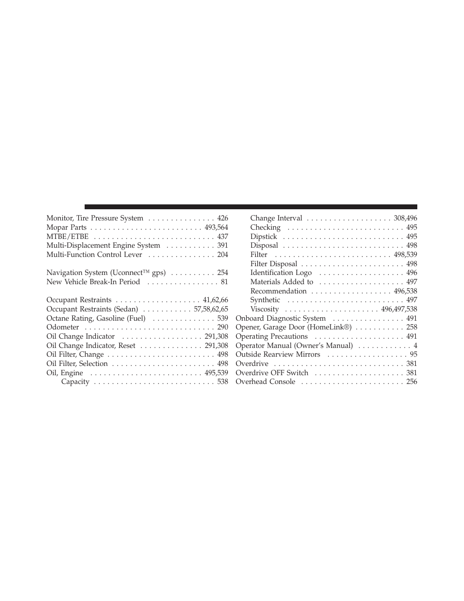 Dodge 2012 Charger - Owner Manual User Manual | Page 584 / 594