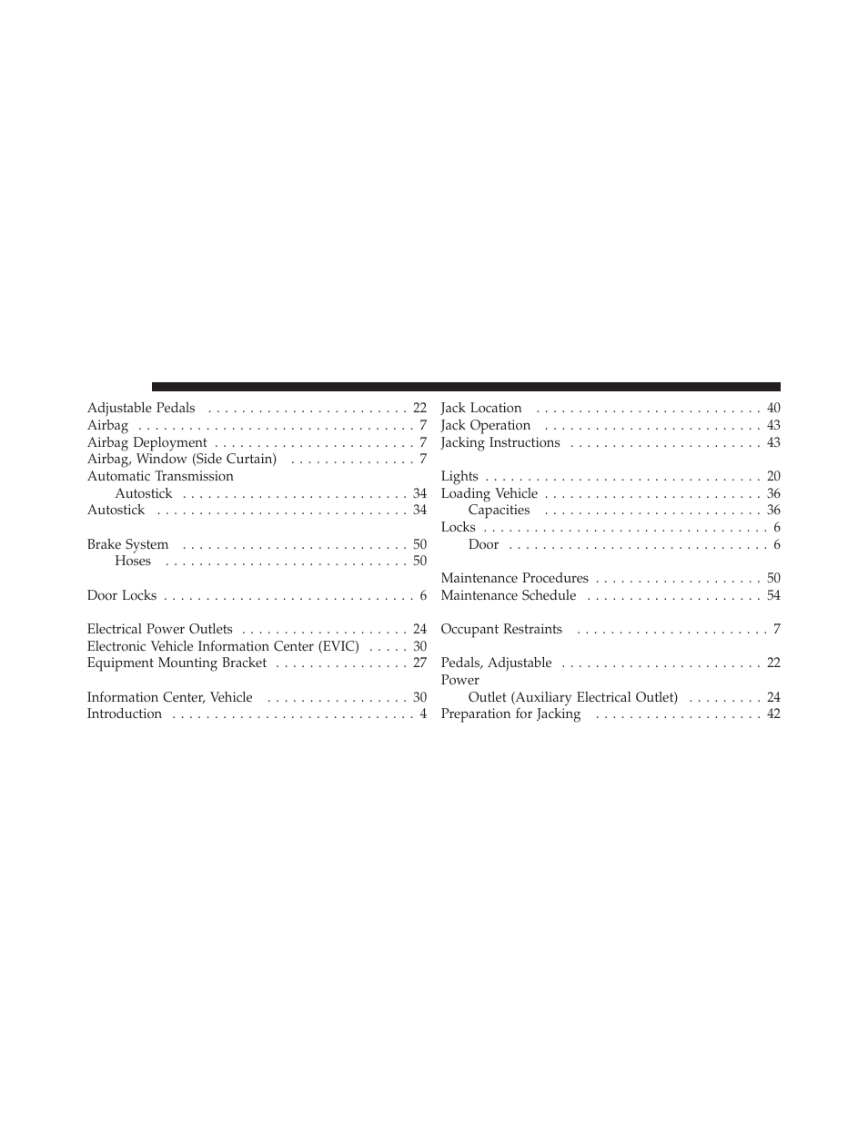 Dodge 2012 Charger - Supplement User Manual | Page 60 / 63