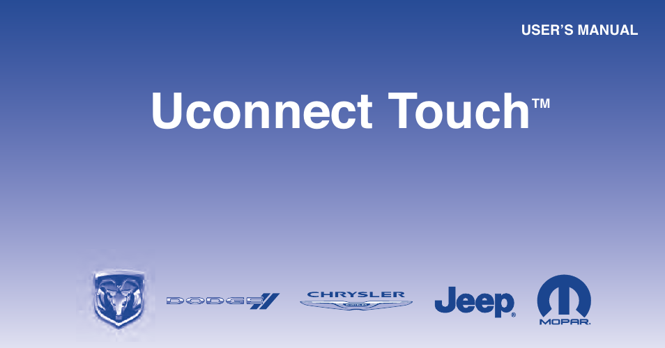 Chrysler 2012 300 - Uconnect Manual User Manual | 130 pages