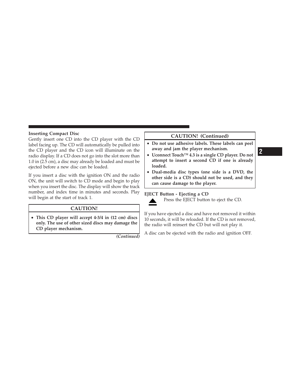 Chrysler 2012 300 - Uconnect Manual User Manual | Page 24 / 130