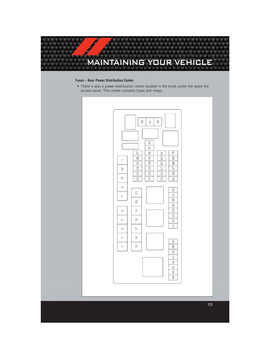 Maintaining your vehicle | Dodge 2012 Charger_SRT - User Guide User Manual | Page 115 / 130