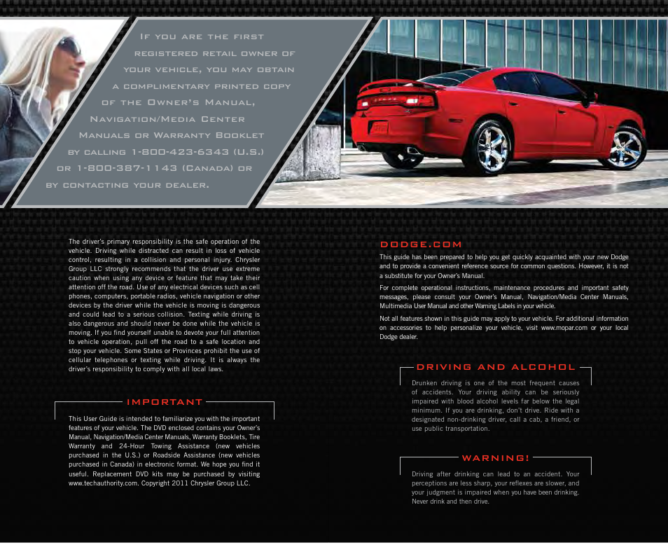 Dodge 2012 Charger_SRT - User Guide User Manual | Page 129 / 130