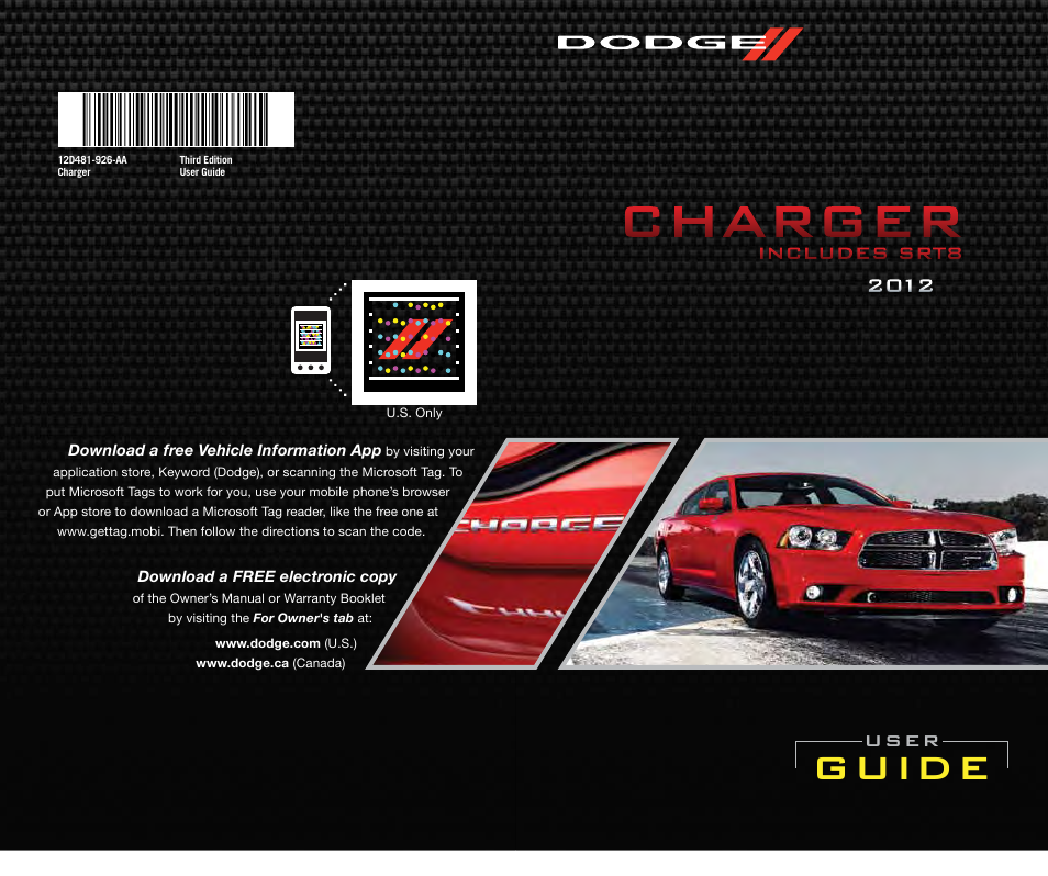 Guide, User | Dodge 2012 Charger_SRT - User Guide User Manual | Page 130 / 130