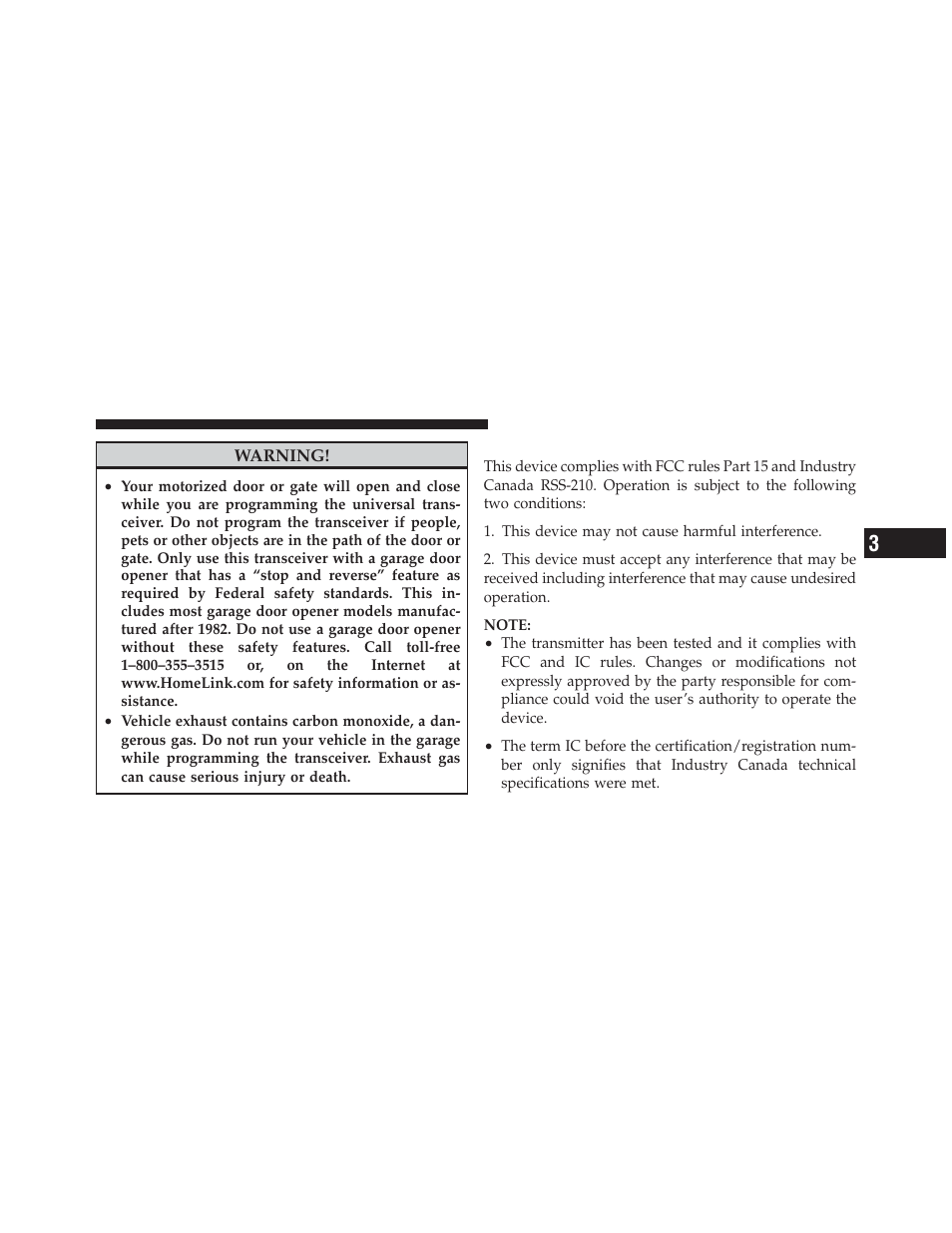 General information | Dodge 2012 Charger_SRT - Owner Manual User Manual | Page 271 / 571
