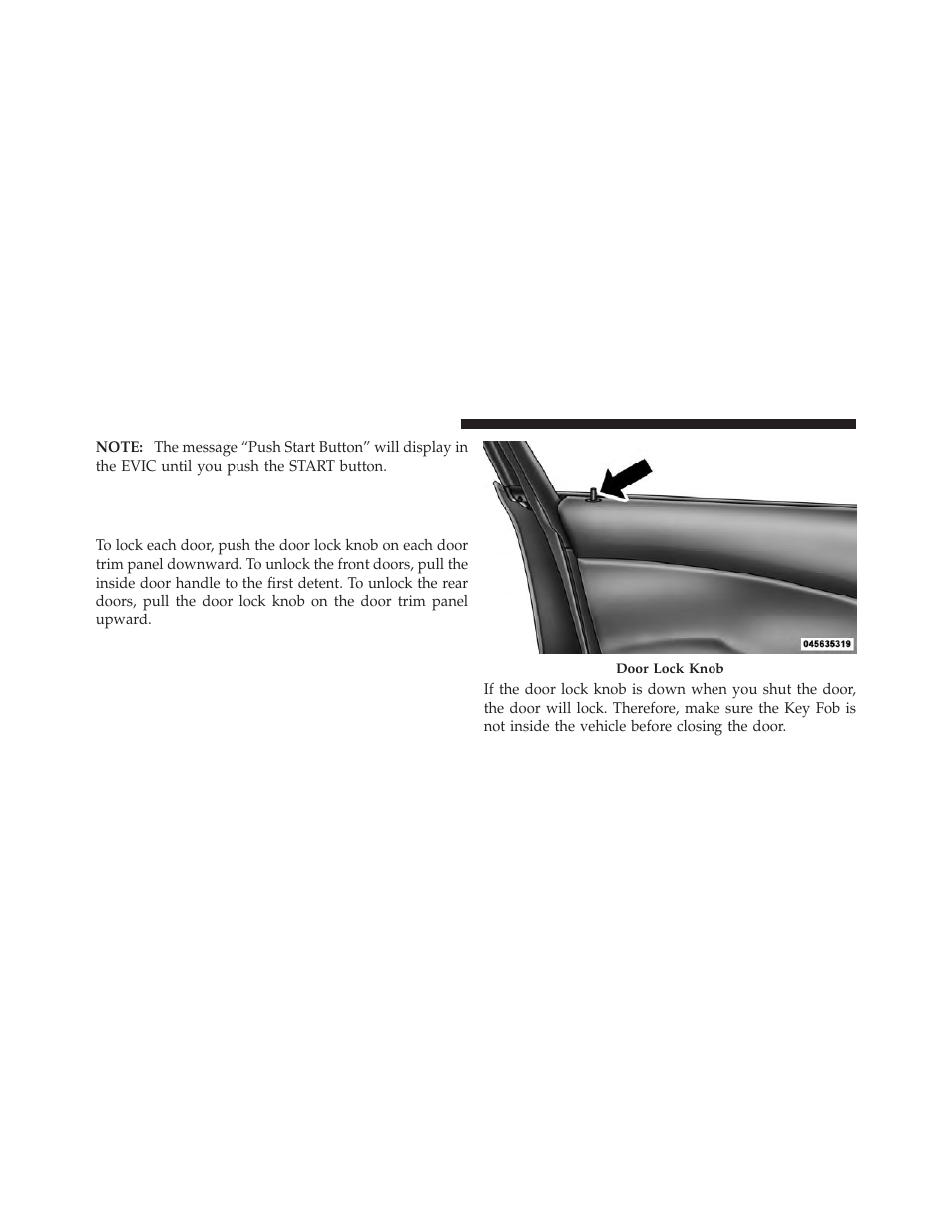 Door locks, Manual door locks | Dodge 2012 Charger_SRT - Owner Manual User Manual | Page 30 / 571