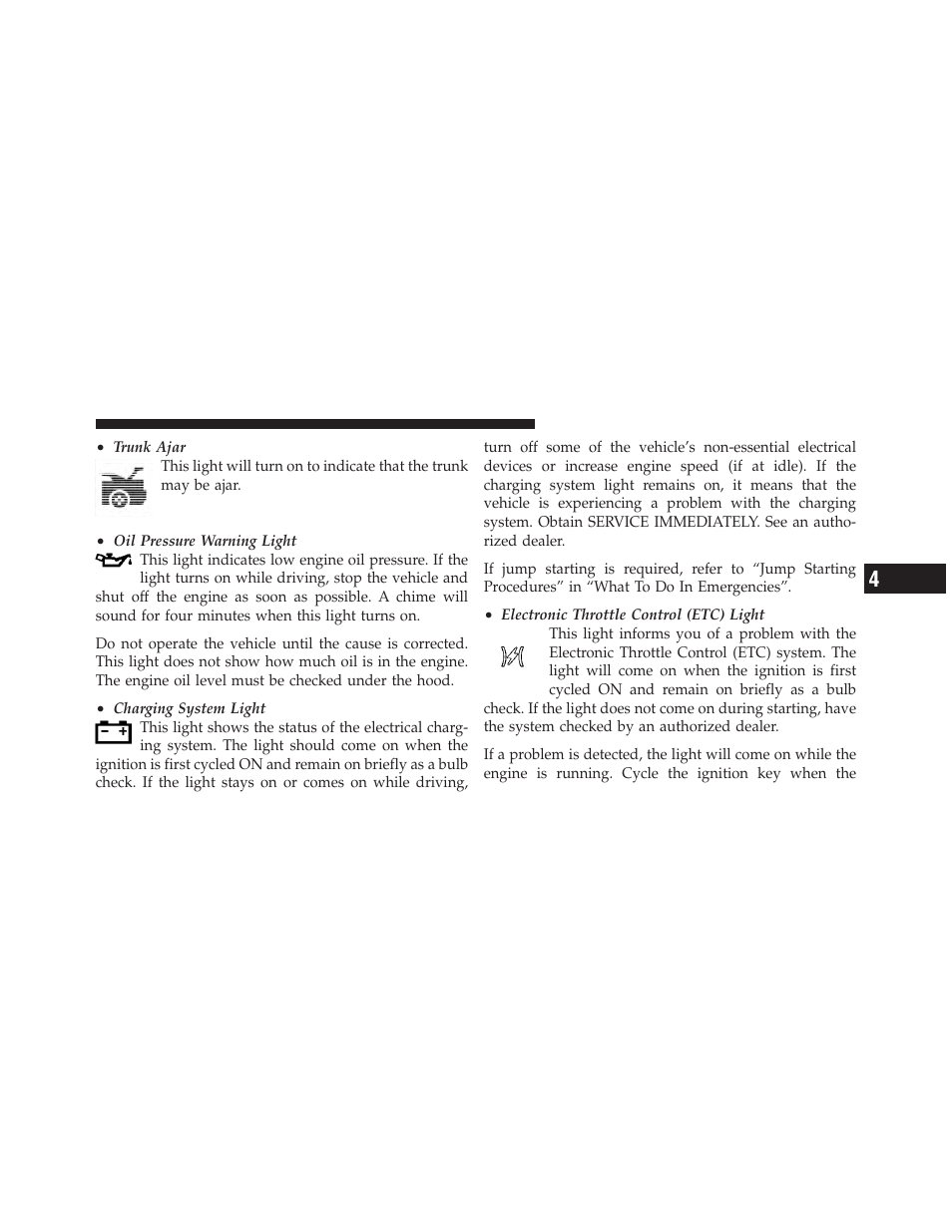 Dodge 2012 Charger_SRT - Owner Manual User Manual | Page 309 / 571