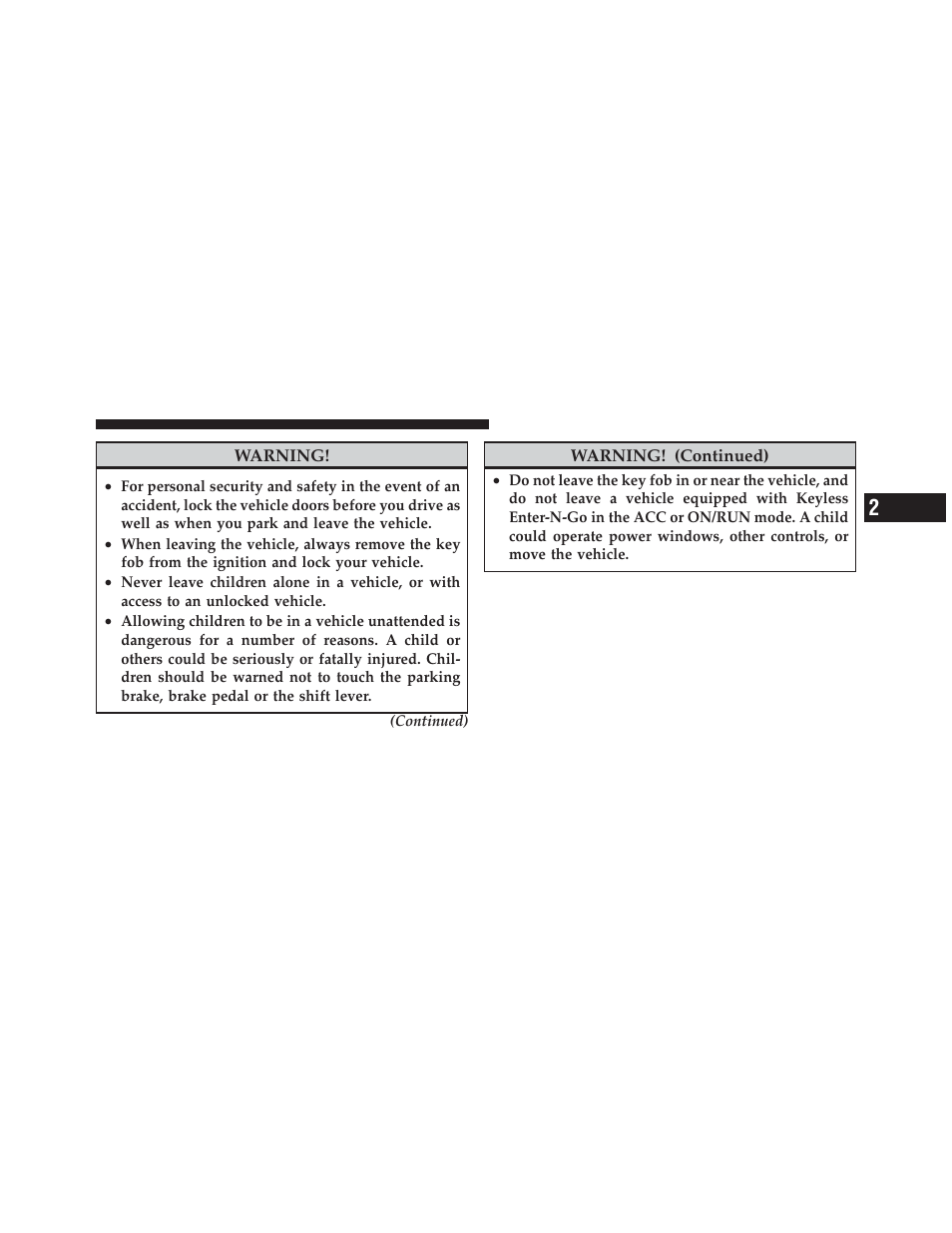Dodge 2012 Charger_SRT - Owner Manual User Manual | Page 31 / 571