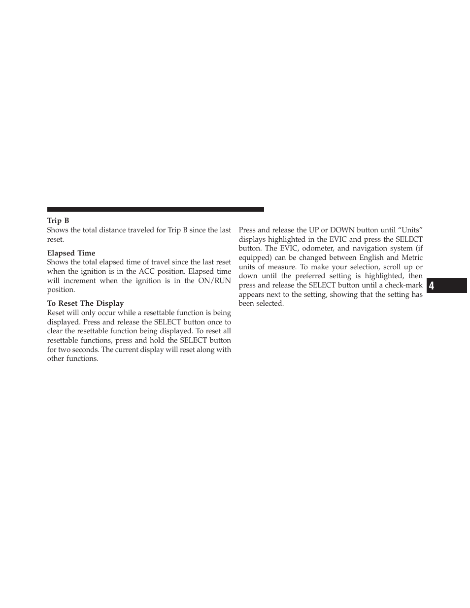 Units | Dodge 2012 Charger_SRT - Owner Manual User Manual | Page 315 / 571