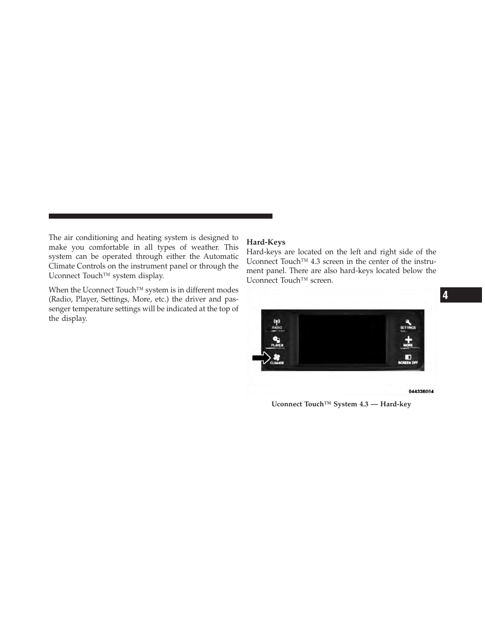Climate controls, General overview | Dodge 2012 Charger_SRT - Owner Manual User Manual | Page 355 / 571