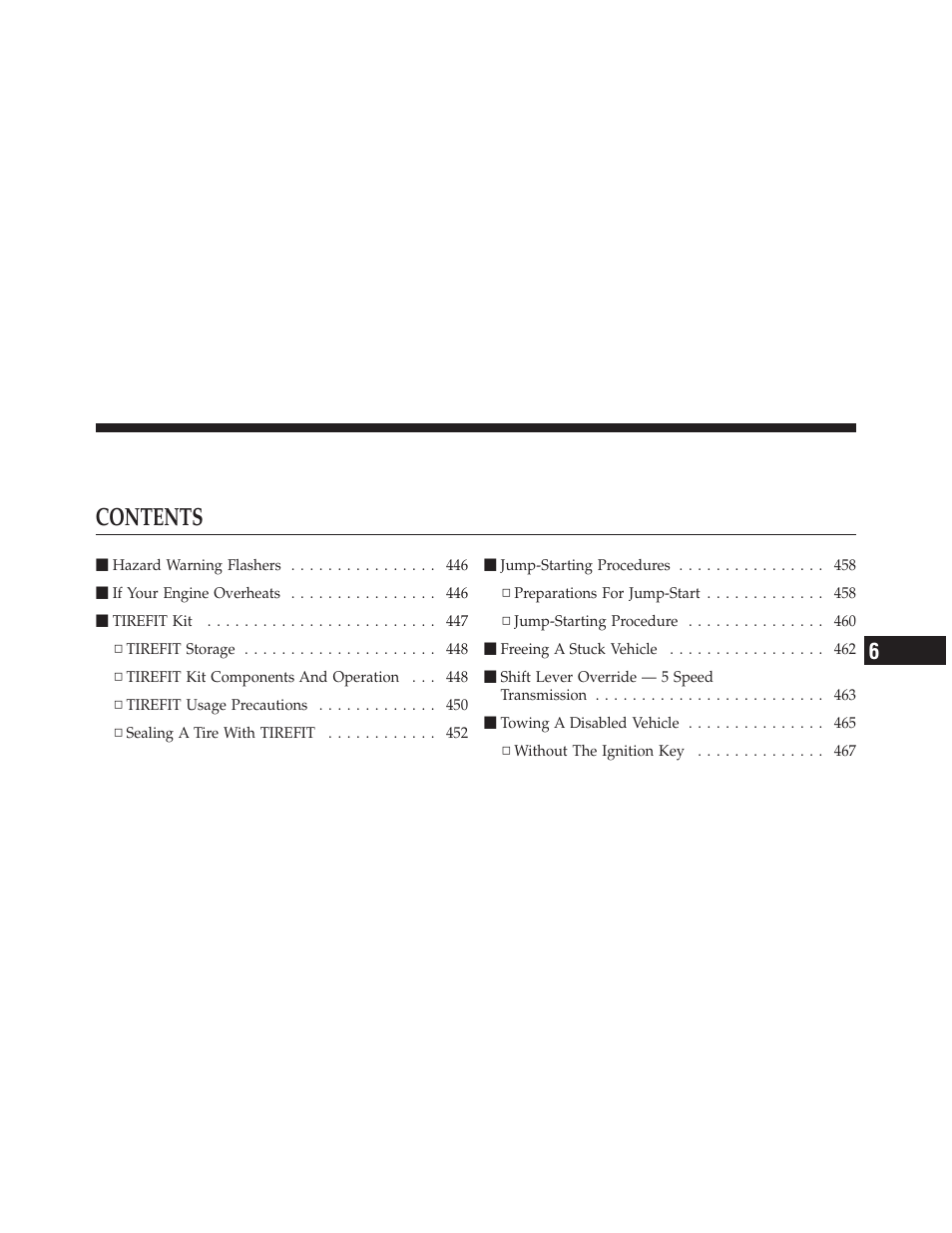 Dodge 2012 Charger_SRT - Owner Manual User Manual | Page 447 / 571