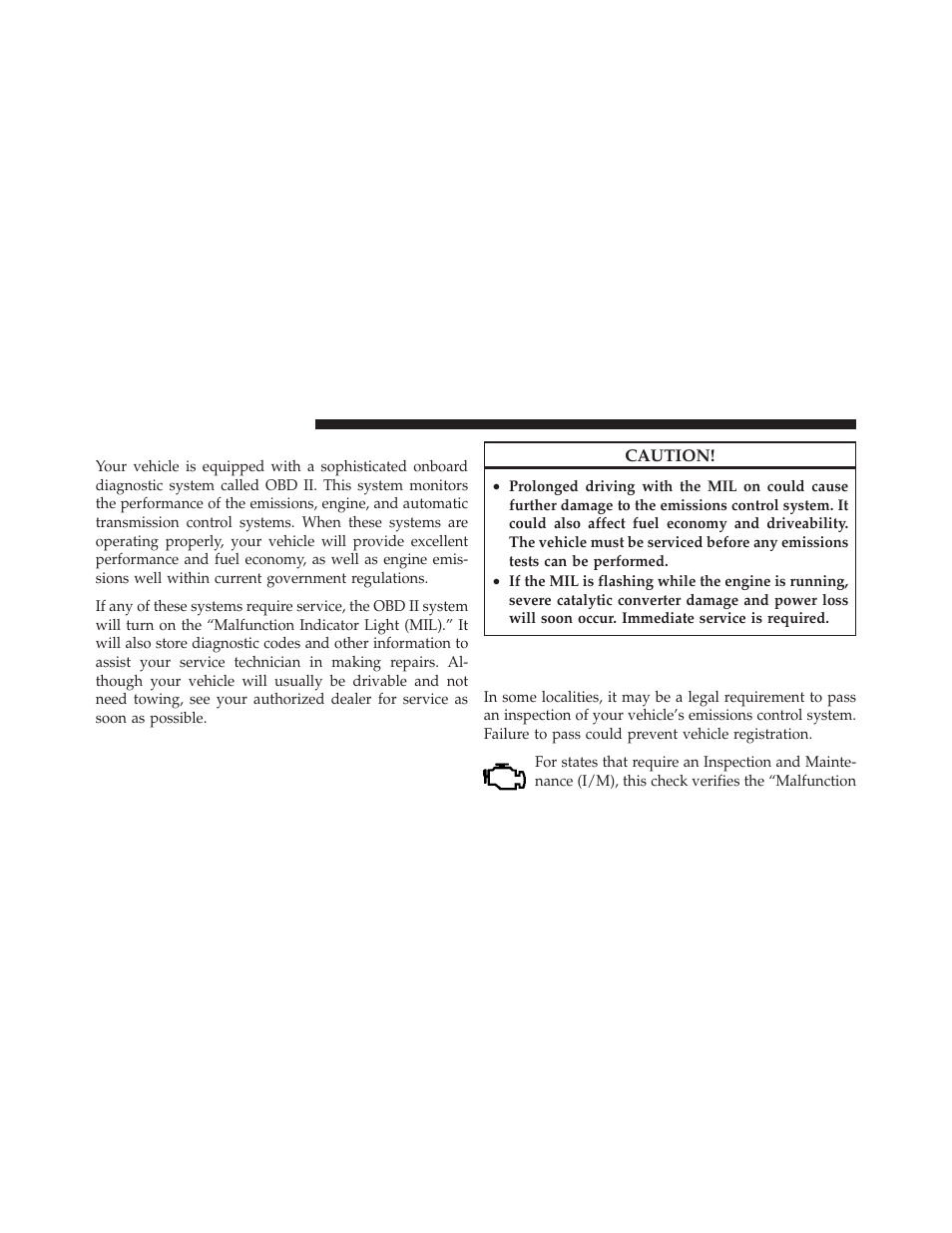 Onboard diagnostic system — obd ii, Emissions inspection and maintenance programs, Emissions inspection and maintenance | Programs | Dodge 2012 Charger_SRT - Owner Manual User Manual | Page 474 / 571