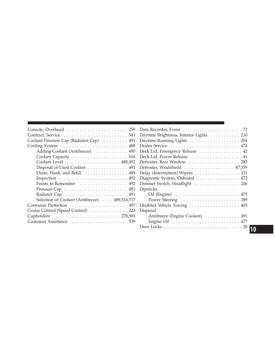 Dodge 2012 Charger_SRT - Owner Manual User Manual | Page 553 / 571