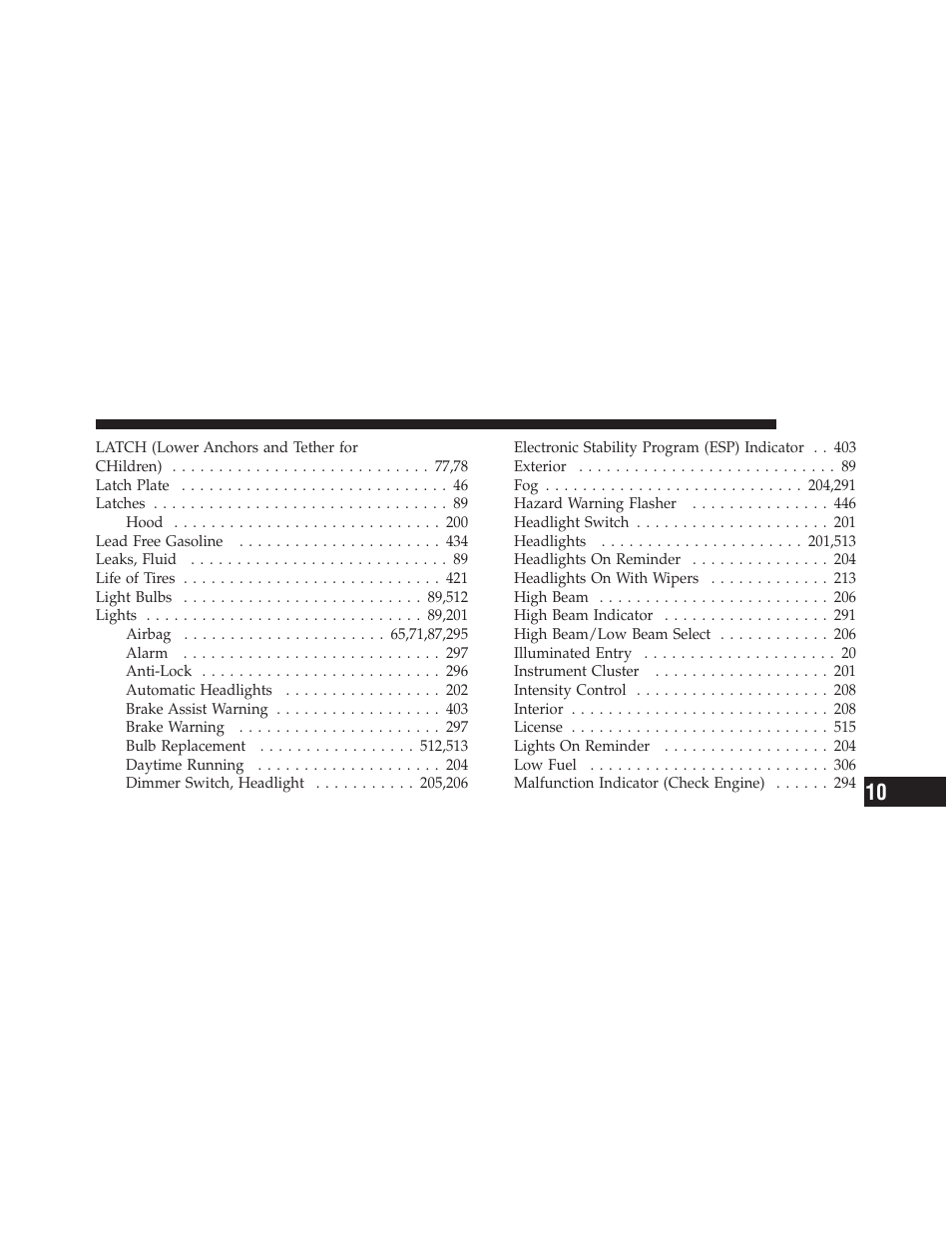 Dodge 2012 Charger_SRT - Owner Manual User Manual | Page 559 / 571