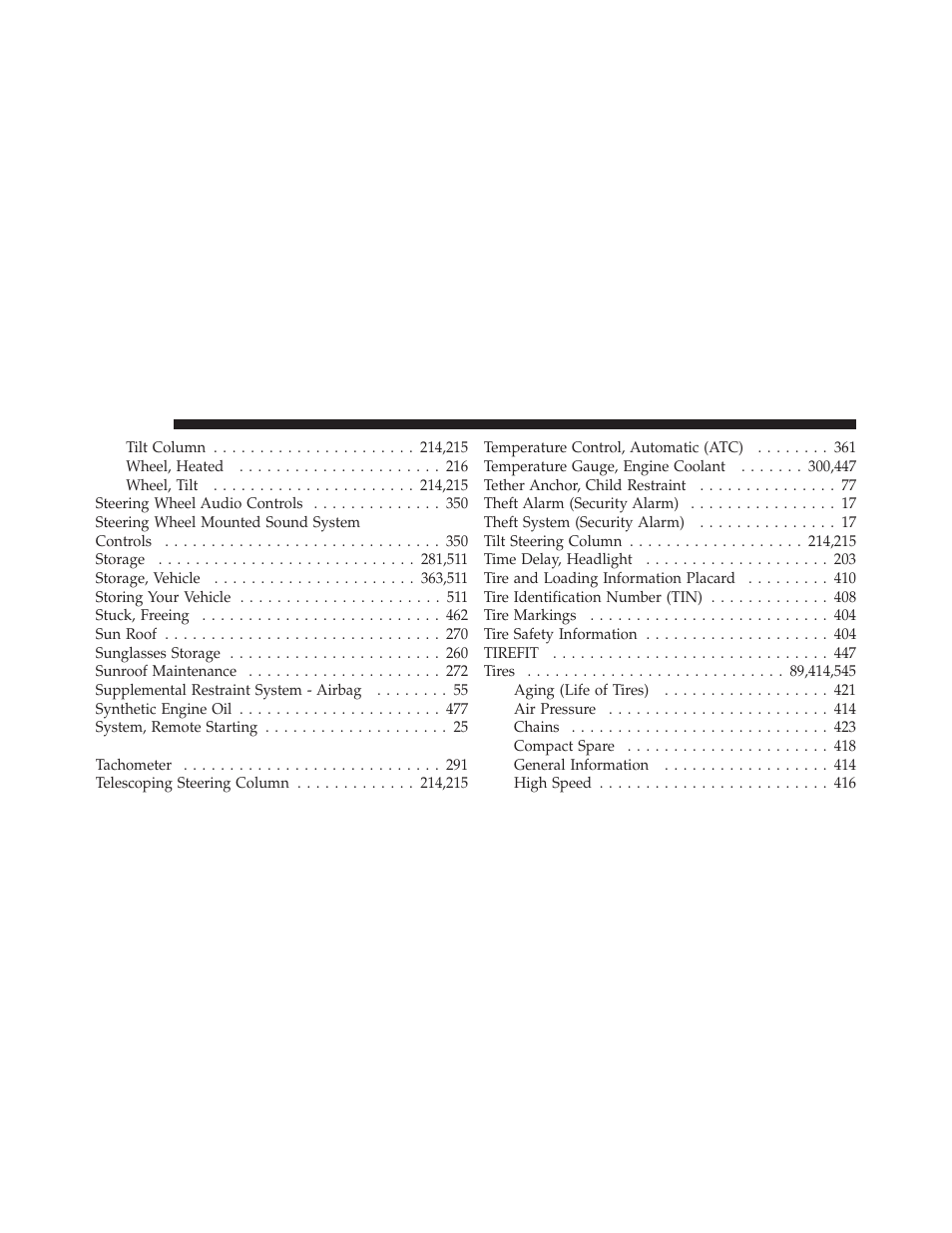 Dodge 2012 Charger_SRT - Owner Manual User Manual | Page 566 / 571