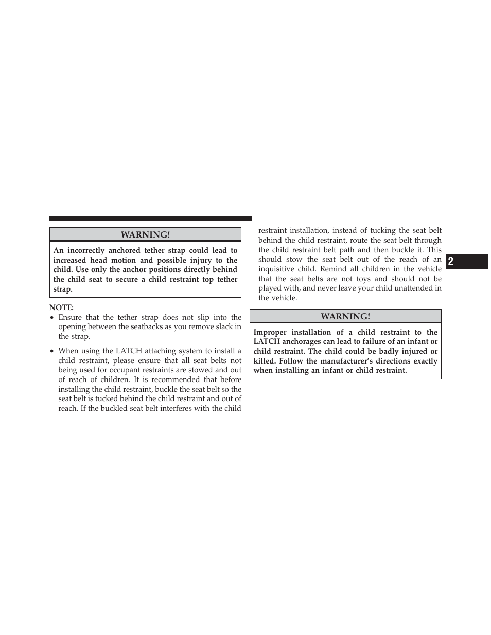 Dodge 2012 Charger_SRT - Owner Manual User Manual | Page 83 / 571