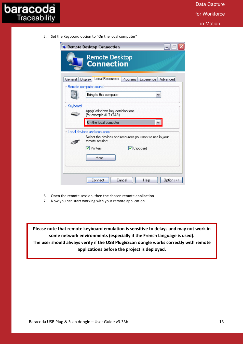 Baracoda Computer Drive User Manual | Page 13 / 16
