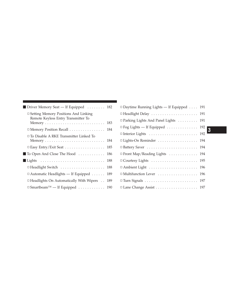 Dodge 2012 Durango - Owner Manual User Manual | Page 107 / 686