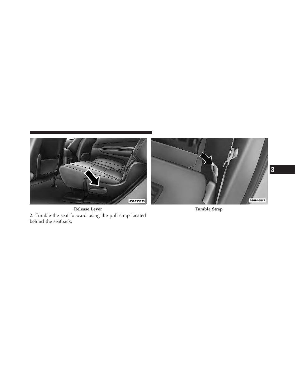 Rear captain chairs — if equipped | Dodge 2012 Durango - Owner Manual User Manual | Page 177 / 686