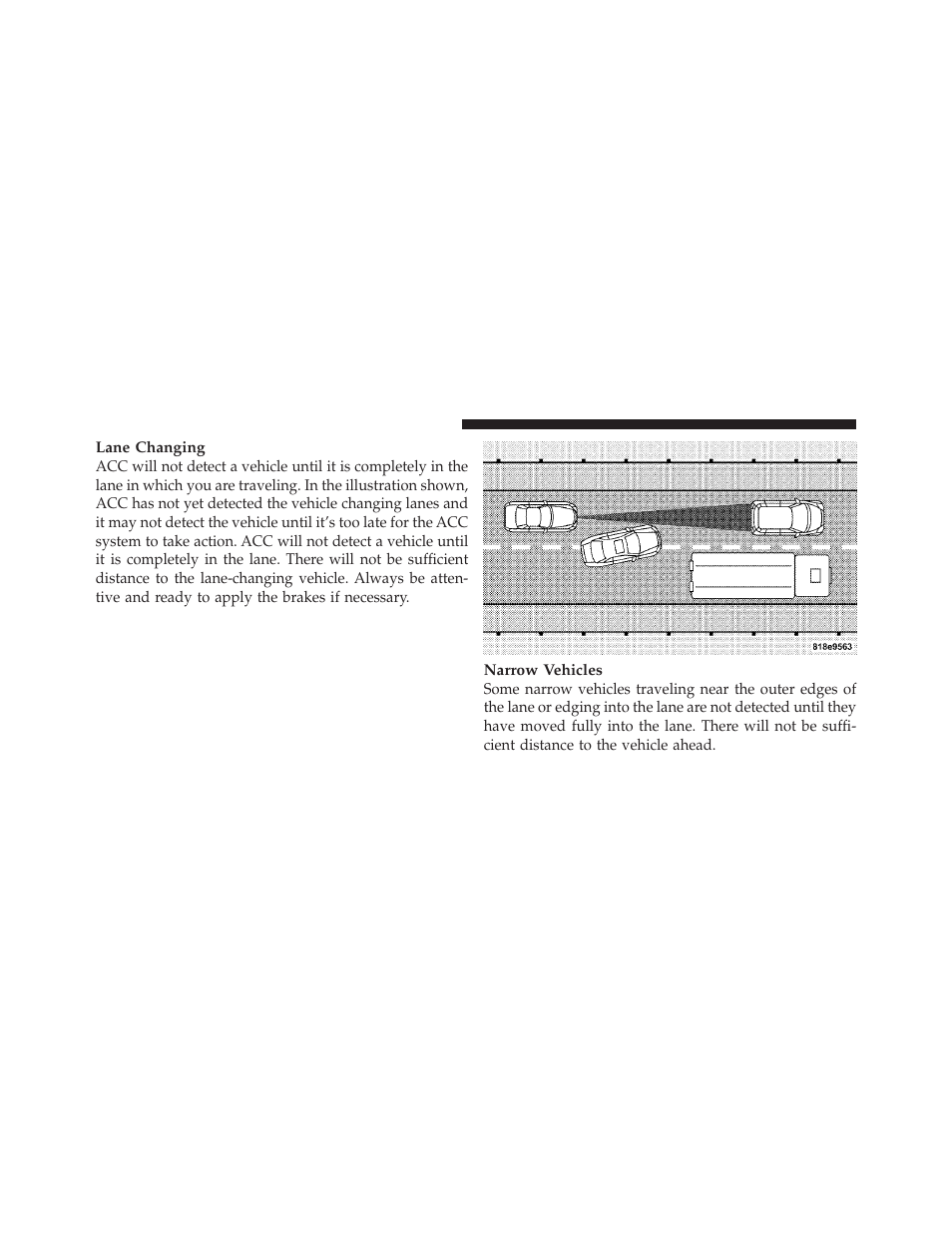 Adaptive cruise control (acc), If equipped | Dodge 2012 Durango - Owner Manual User Manual | Page 230 / 686