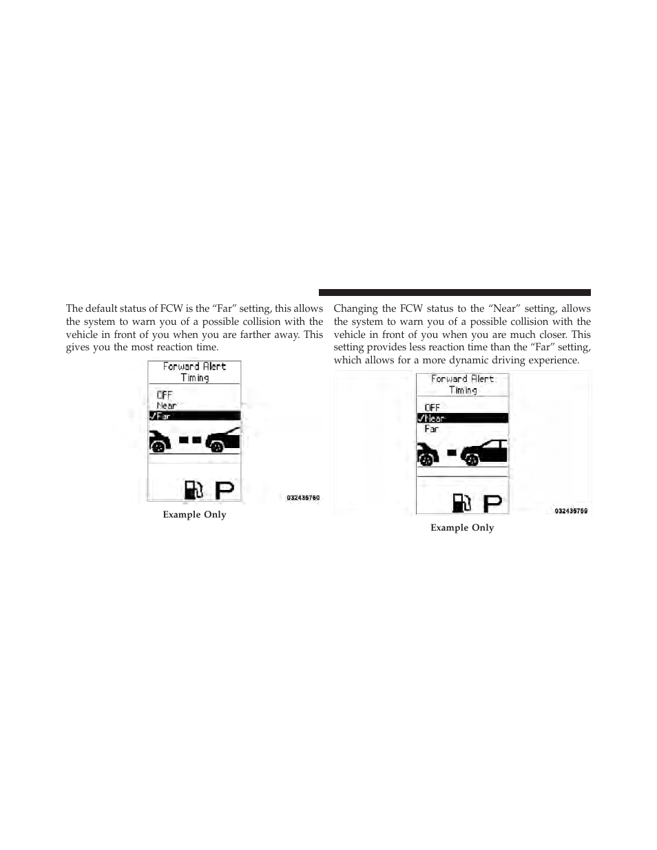 Parksense௡ display, Enabling and disabling parksense | Dodge 2012 Durango - Owner Manual User Manual | Page 236 / 686