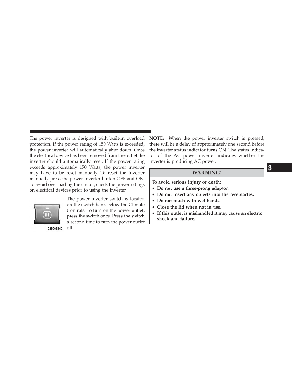 Rear mini center console (if equipped) | Dodge 2012 Durango - Owner Manual User Manual | Page 271 / 686