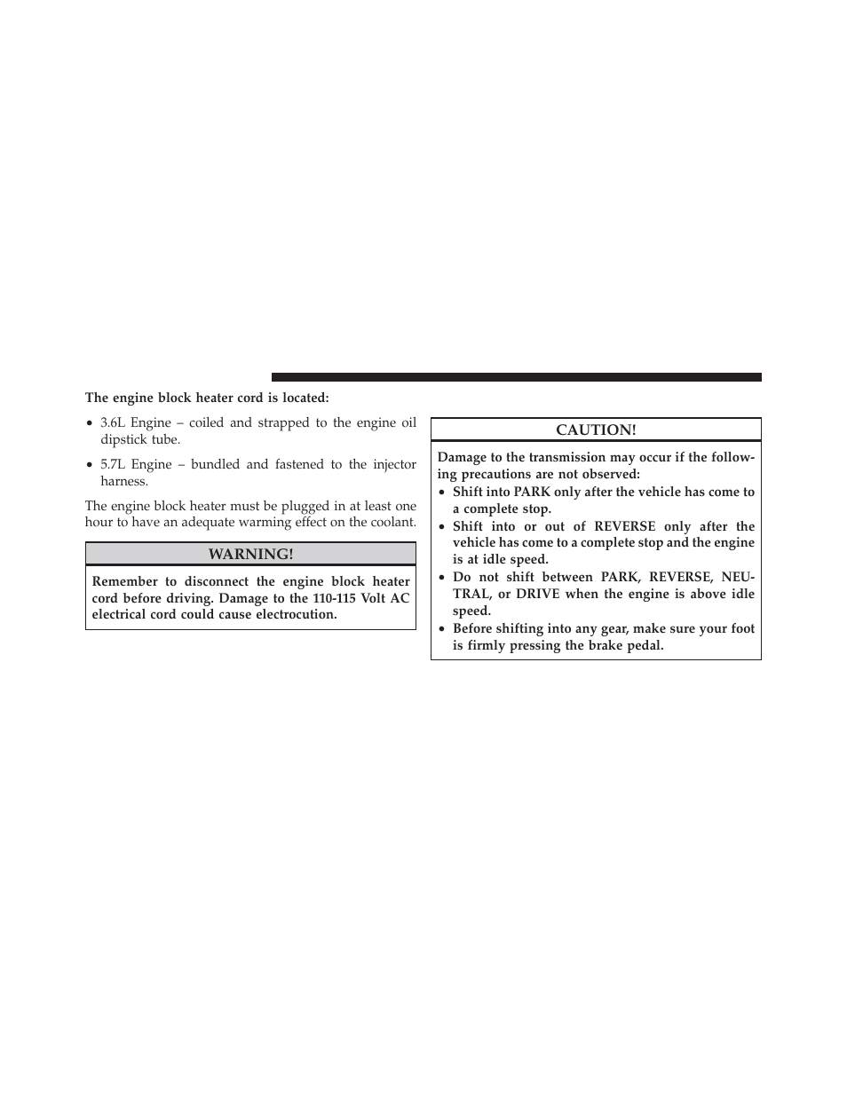 Automatic transmission | Dodge 2012 Durango - Owner Manual User Manual | Page 432 / 686