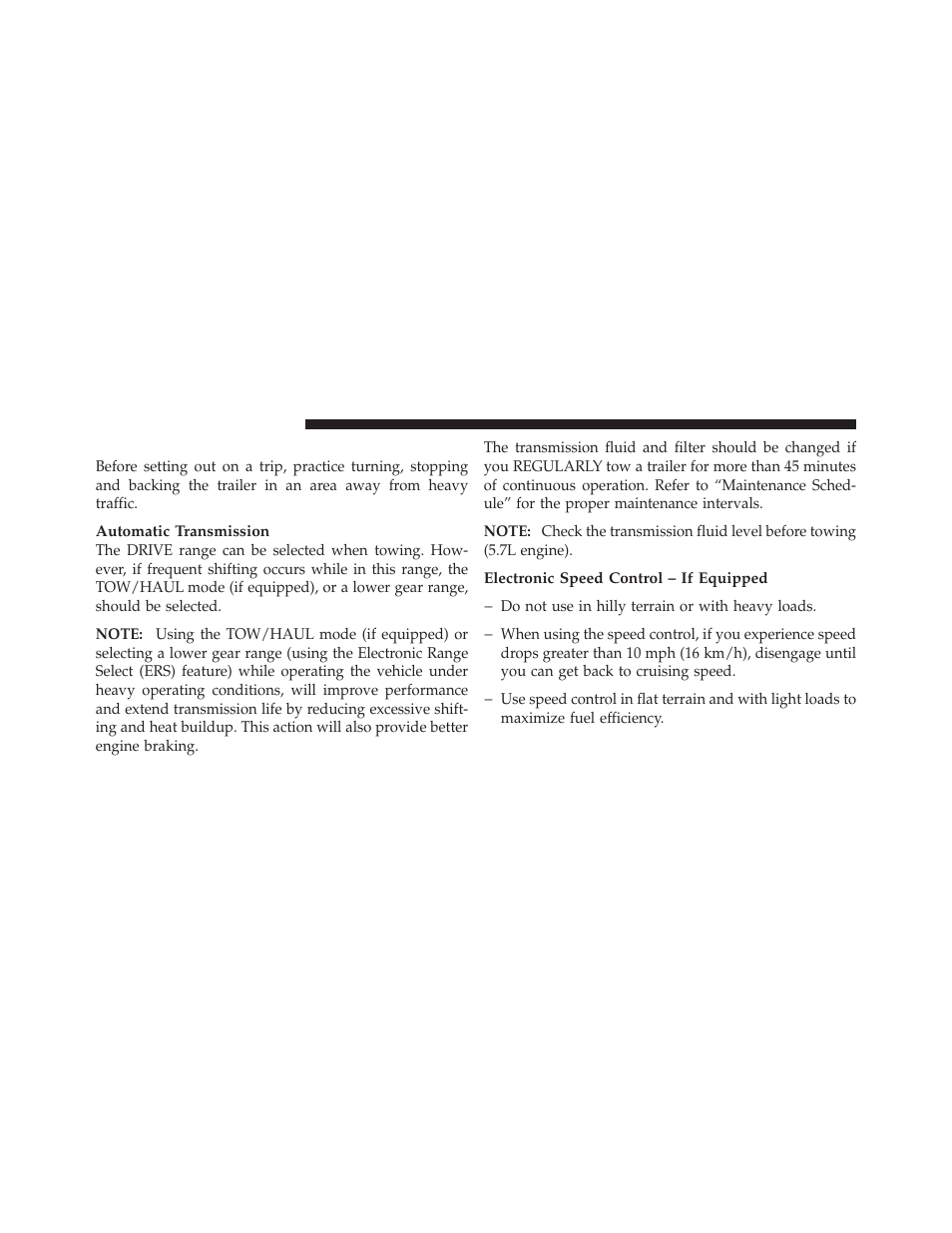 Towing tips | Dodge 2012 Durango - Owner Manual User Manual | Page 540 / 686