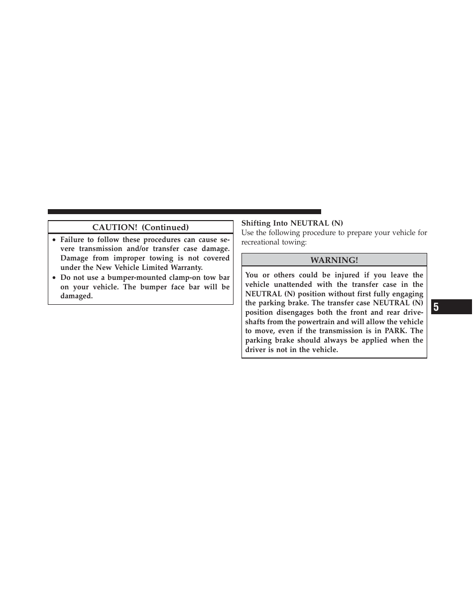 Towing requirements | Dodge 2012 Durango - Owner Manual User Manual | Page 545 / 686