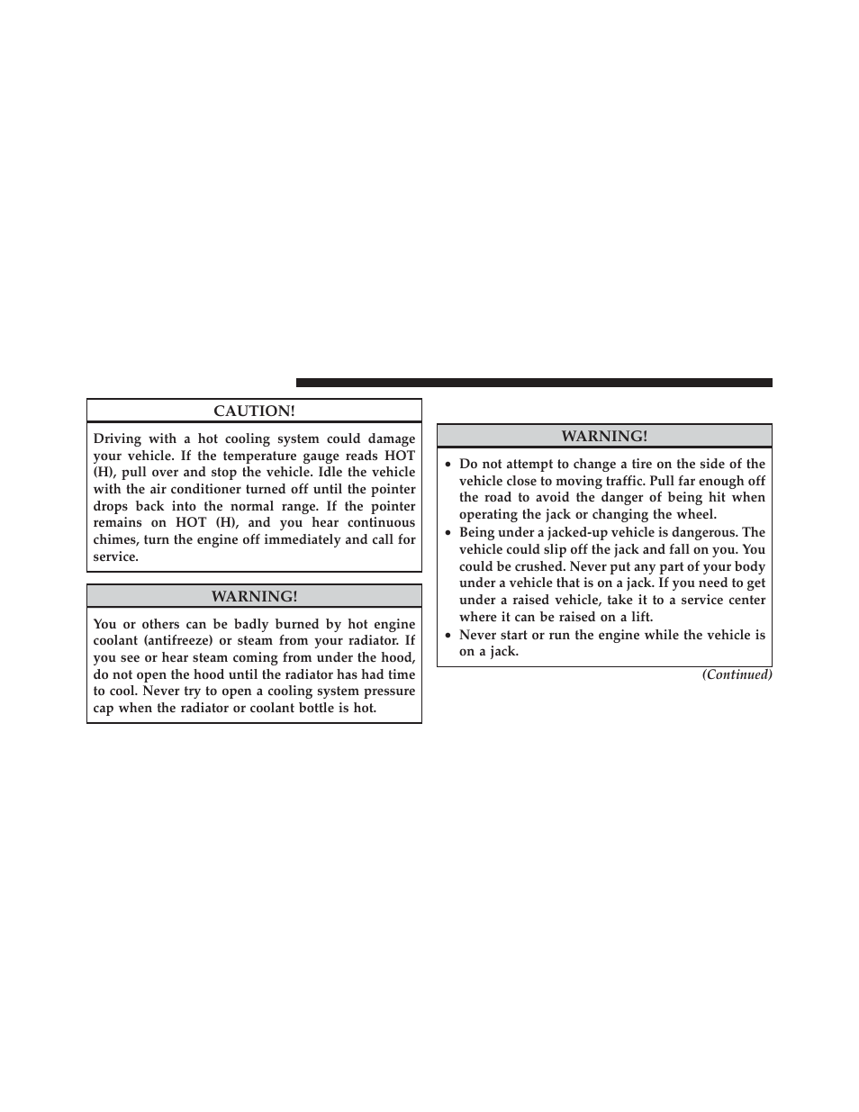 Jacking and tire changing | Dodge 2012 Durango - Owner Manual User Manual | Page 554 / 686